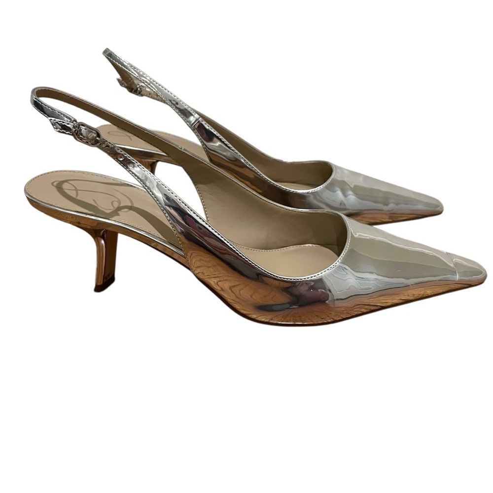 Sam Edelman Silver Heels - Picture 4 of 12